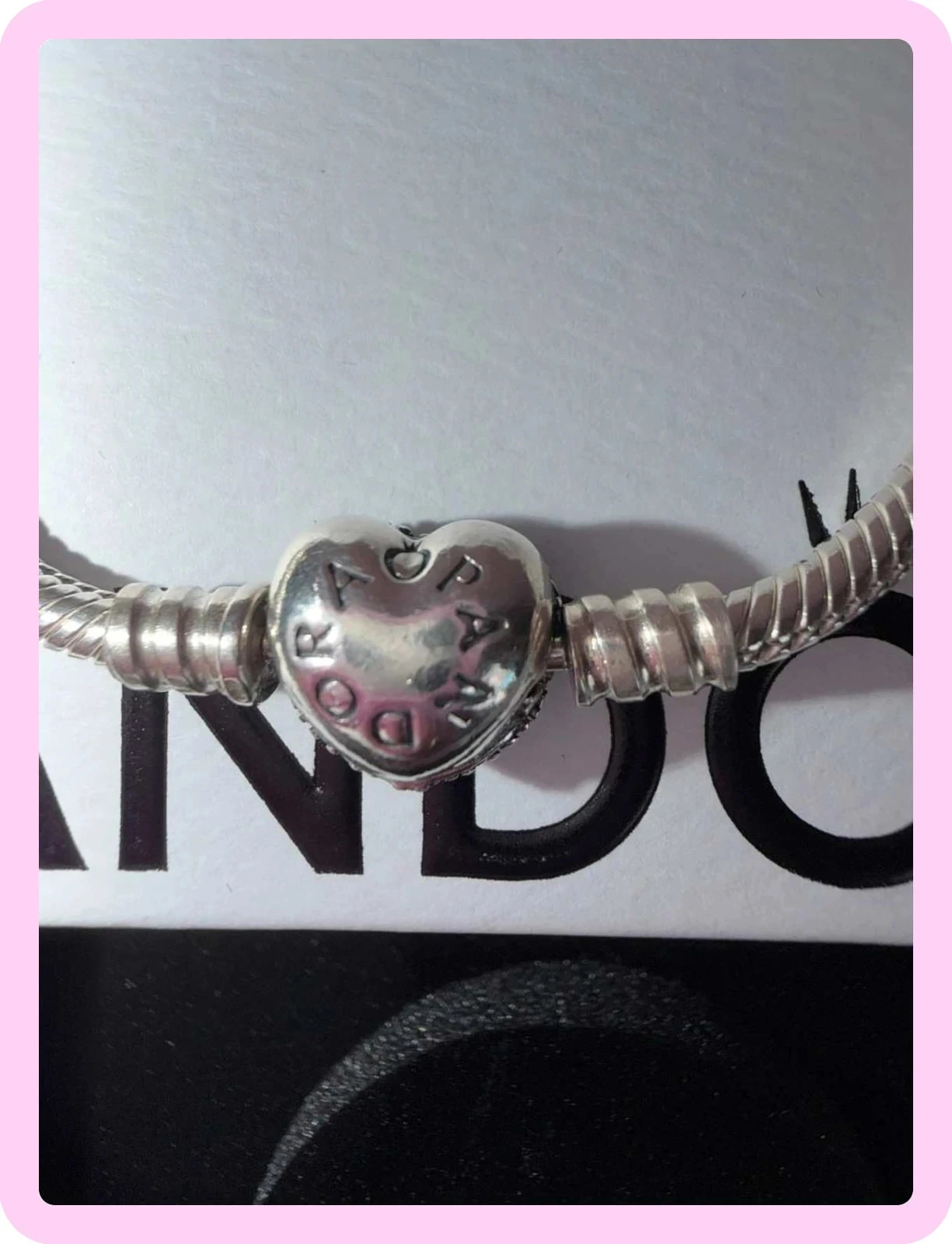 Pandora charms bracelet 21 cm never used with invoice – photo 6